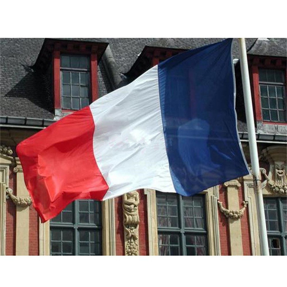 Baner hình lá cờ nước Pháp 150CM X 90CM