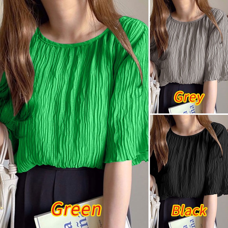 Zanzea Áo Thun Nữ Tay Lửng Phong Cách Đường Phố Thời Trang Size 3XL-5XL