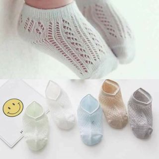 Set 5 đôi tất lưới mùa hè cho bé