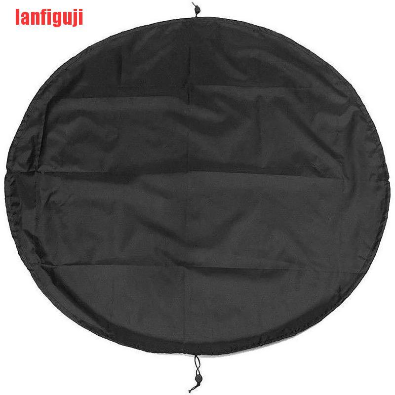 {lanfiguji}Wetsuit Changing Mat Portable Black Storage Bag for Diving Suit Beach Surfing Sw GXN