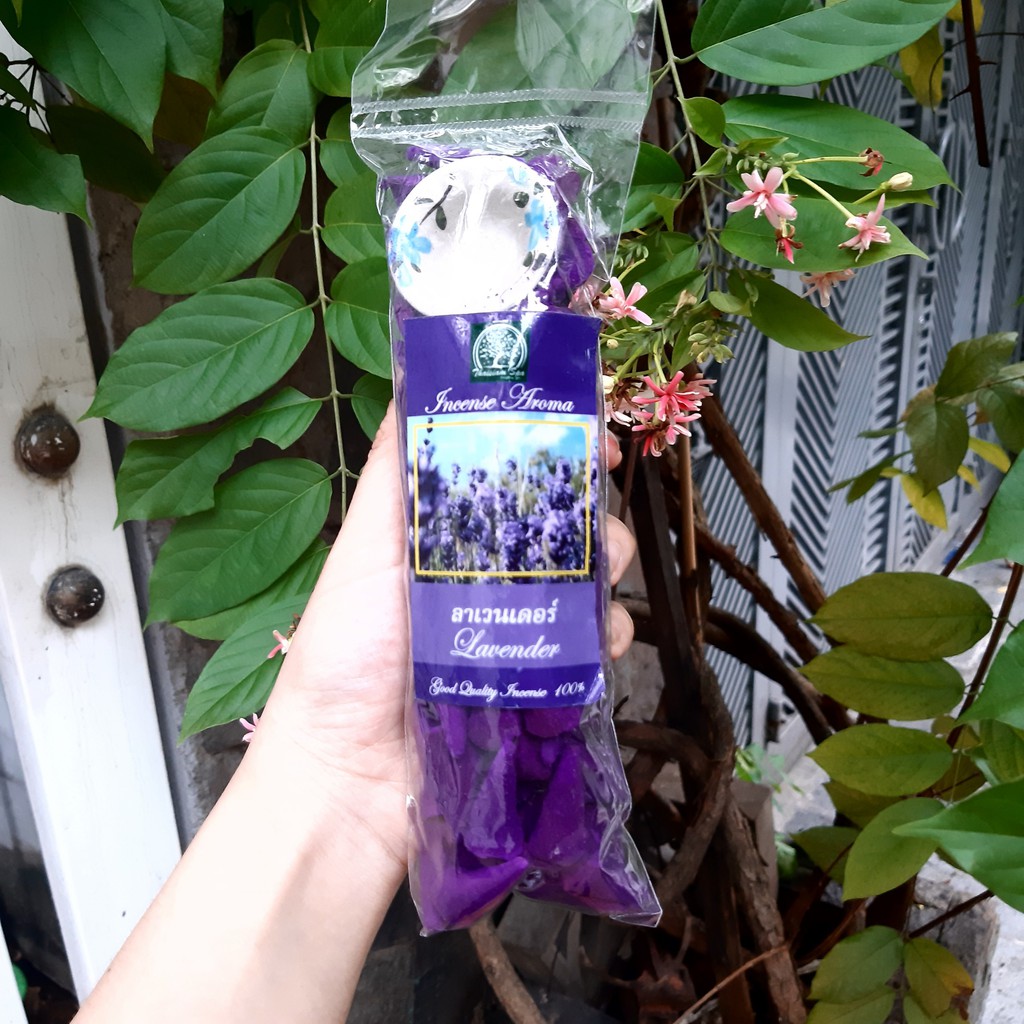 Trầm hương nụ Thái Lan túi 100 viên ( có 4 loại : sả - lavender - nhài - mix tổng hợp)