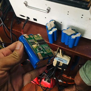NSV Khối pin set pin 12v 4ah xếp xéo kiểu National lùn