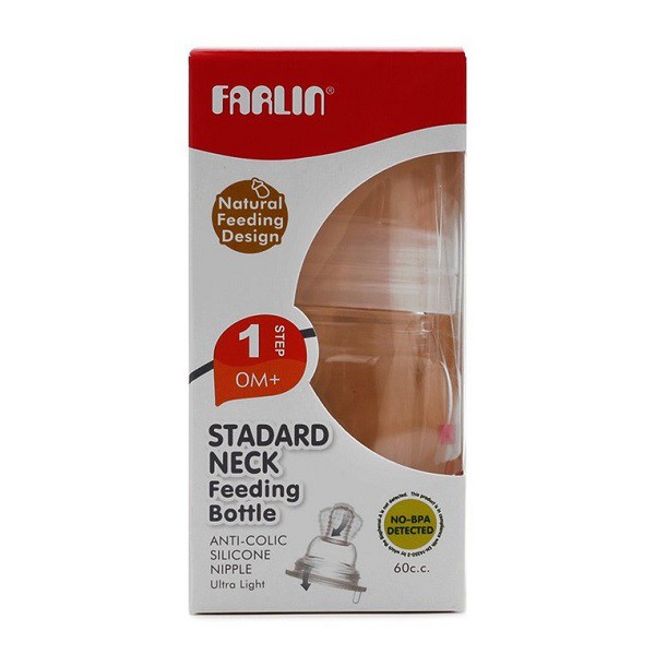 Bình sữa nhựa vô trùng Farlin 60ml BS106