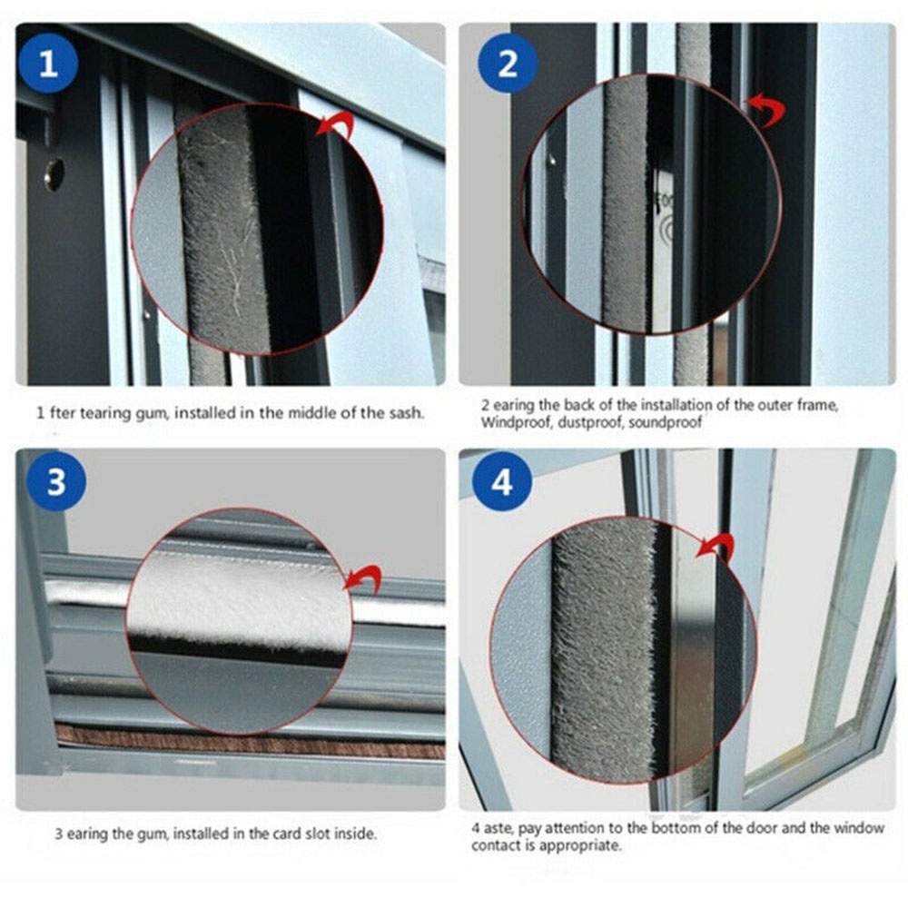 Cuộn Dây Viền Cửa Dài 5M Chống Gió