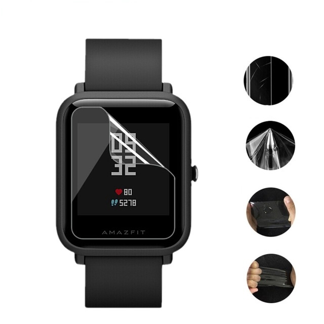 2pcs Soft TPU Screen Protector Film forXiaomi Huami Amazfit Bip Pace Amazfit 2 2S HD Clear Screen Guard