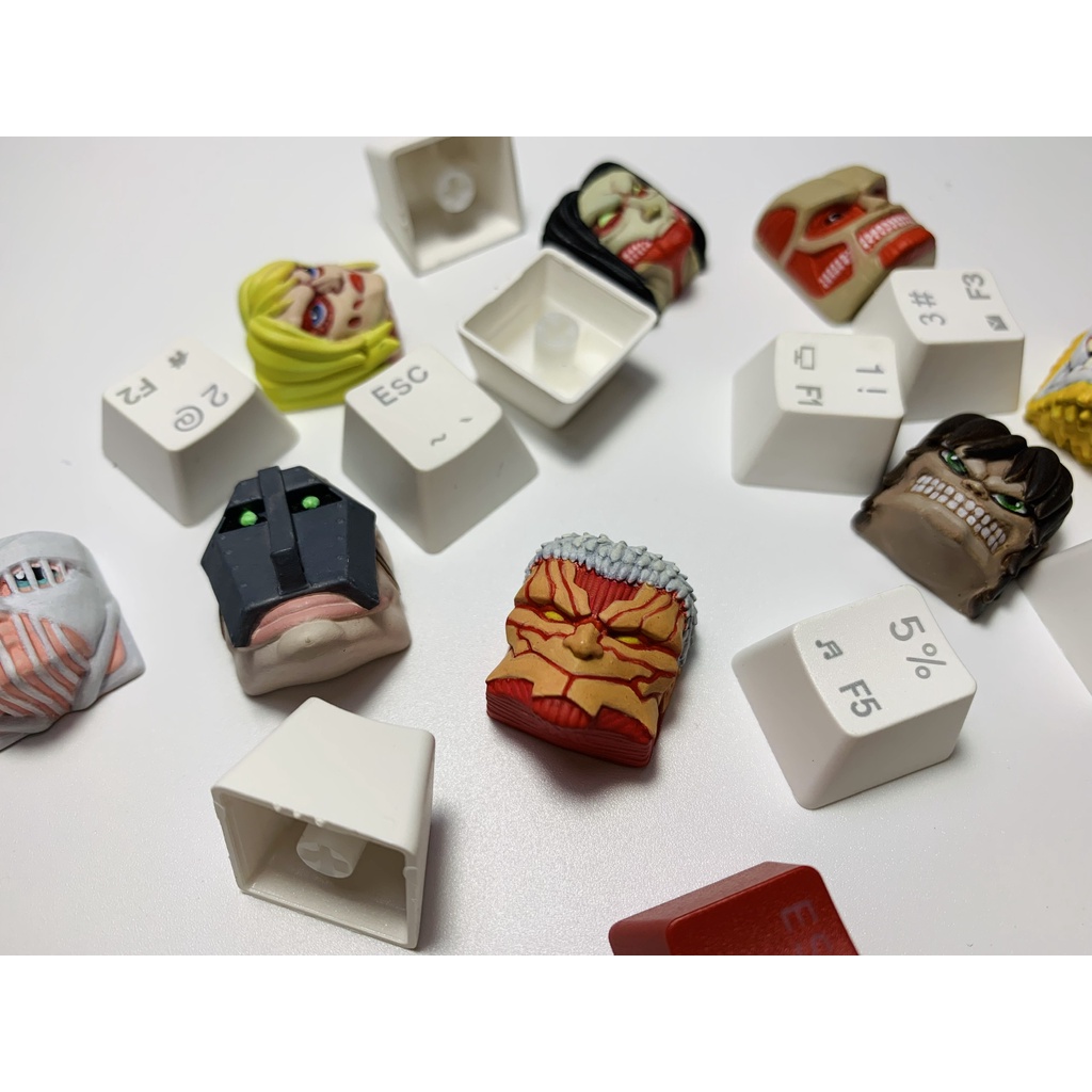 Nút bàn phím cơ nhân vật hoạt hình Nhật Bản/ Resin keycap/ Keycap set/ Esc keycap/ Gift for gamer