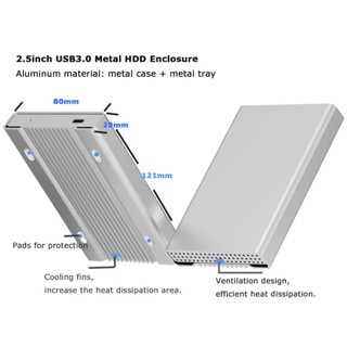 box ssd type c 7.5m/9.5mm/12.5mm(USB 3.1 gen 2)