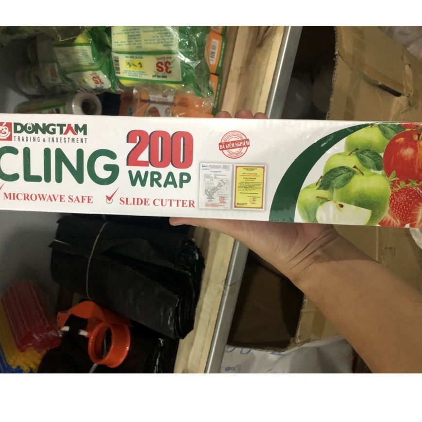 Màng bọc thực phẩm loại hộp 200  Wrap cao cấp