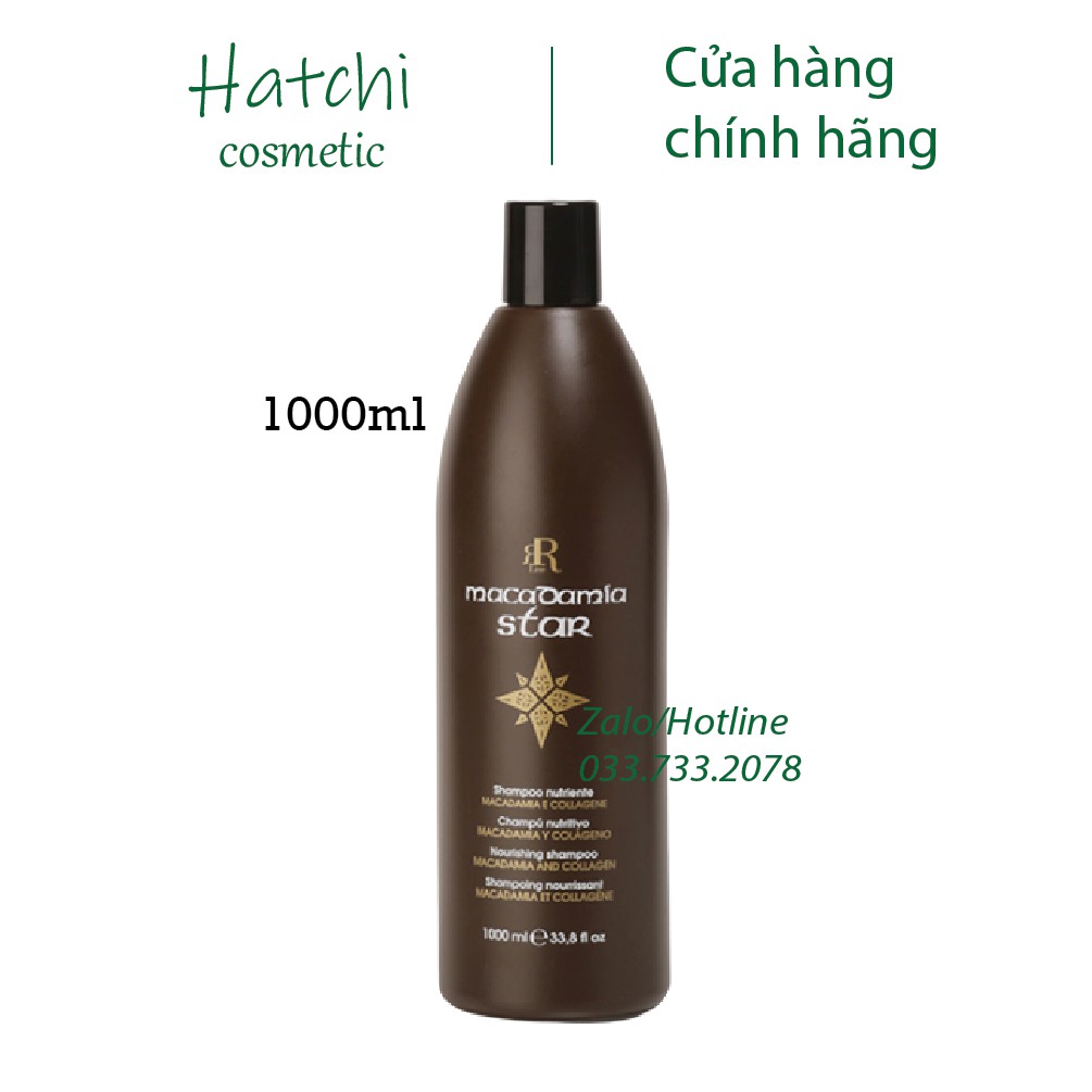 Dầu Gội Chăm Sóc, Phục Hồi, Tái Tạo Tóc RR Line MACADAMIA 350 - 1000ml