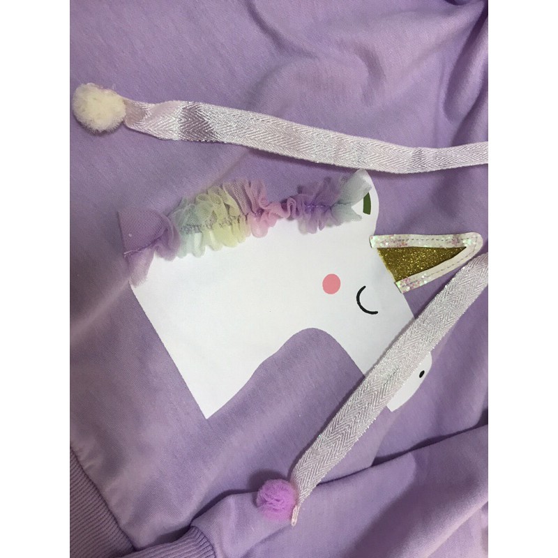 Set váy đầm kỳ lân công chúa cho bé gái - kèm ảnh thật