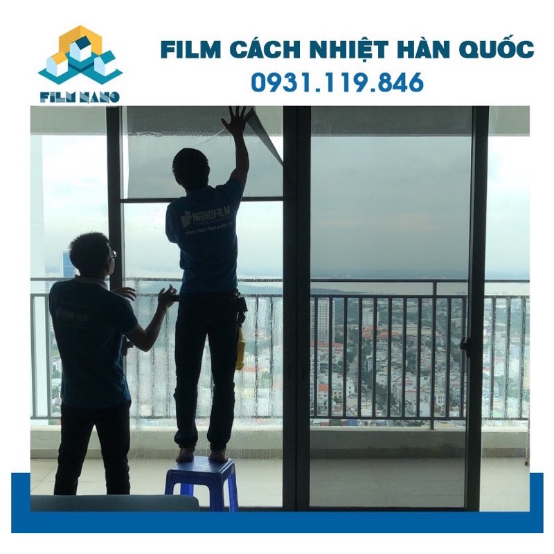 Phim cách nhiệt cửa sổ cản nhiệt cao.