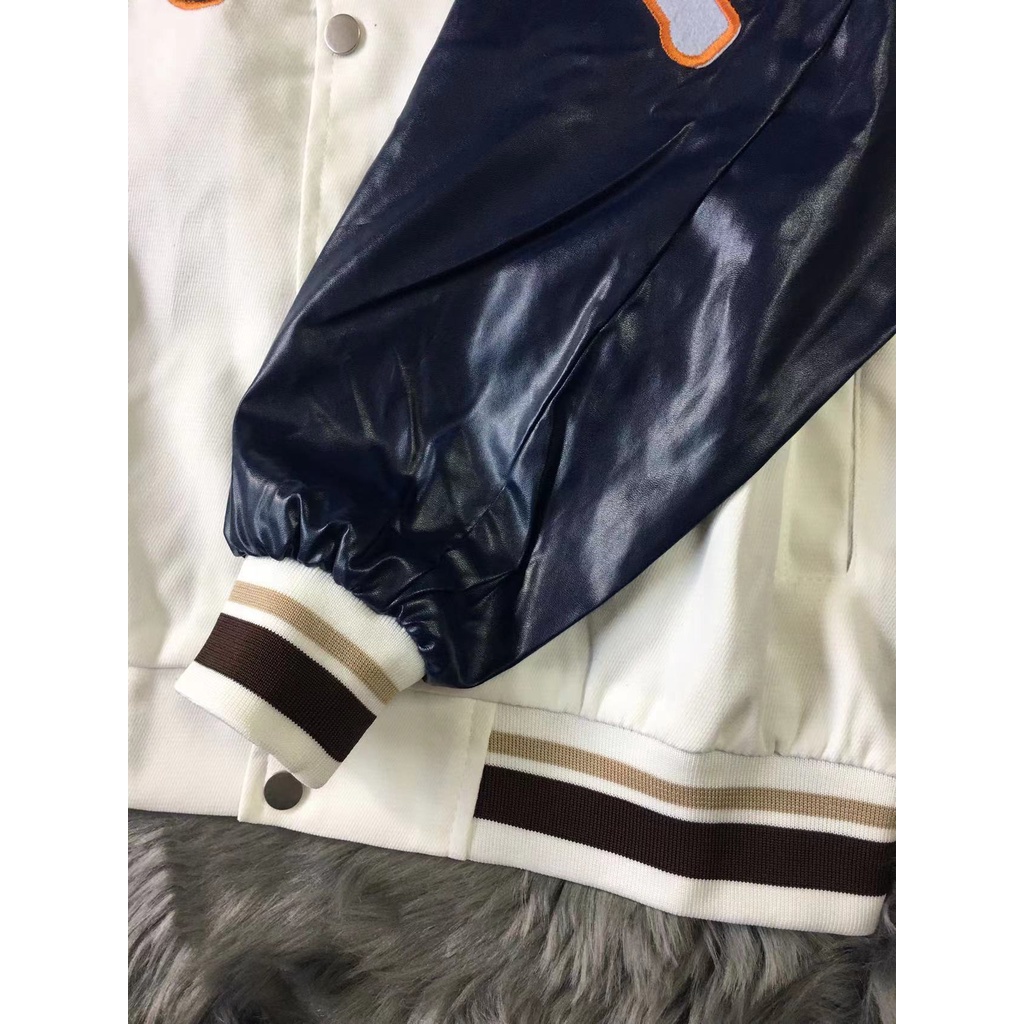 Áo khoác bóng chày phong cách hip hop cho cặp đôi