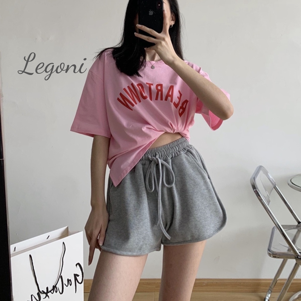 Quần đùi nữ mặc nhà Icotton Quần cotton da cá bo viền ống rộng thể thao, phù hợp đi chơi, đi biển, đi ngủ
