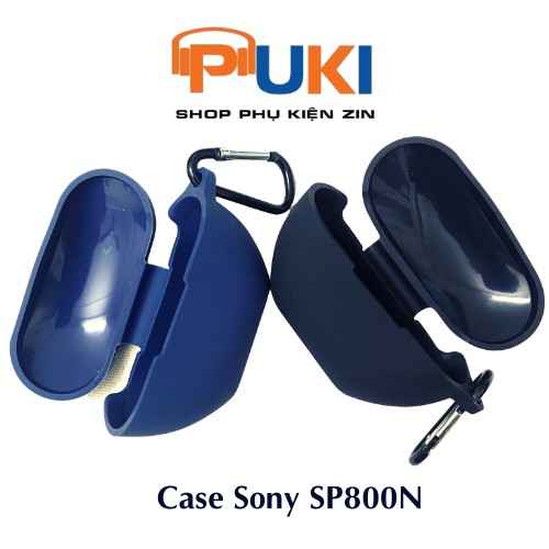 Case ốp silicon Sony WF-SP800N có móc treo - Vỏ bảo vệ cho hộp đựng tai nghe SP800N