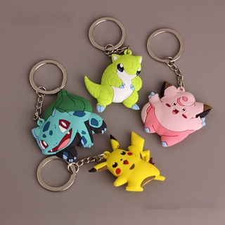 Móc Khóa silicone Hình pokemon pikachu