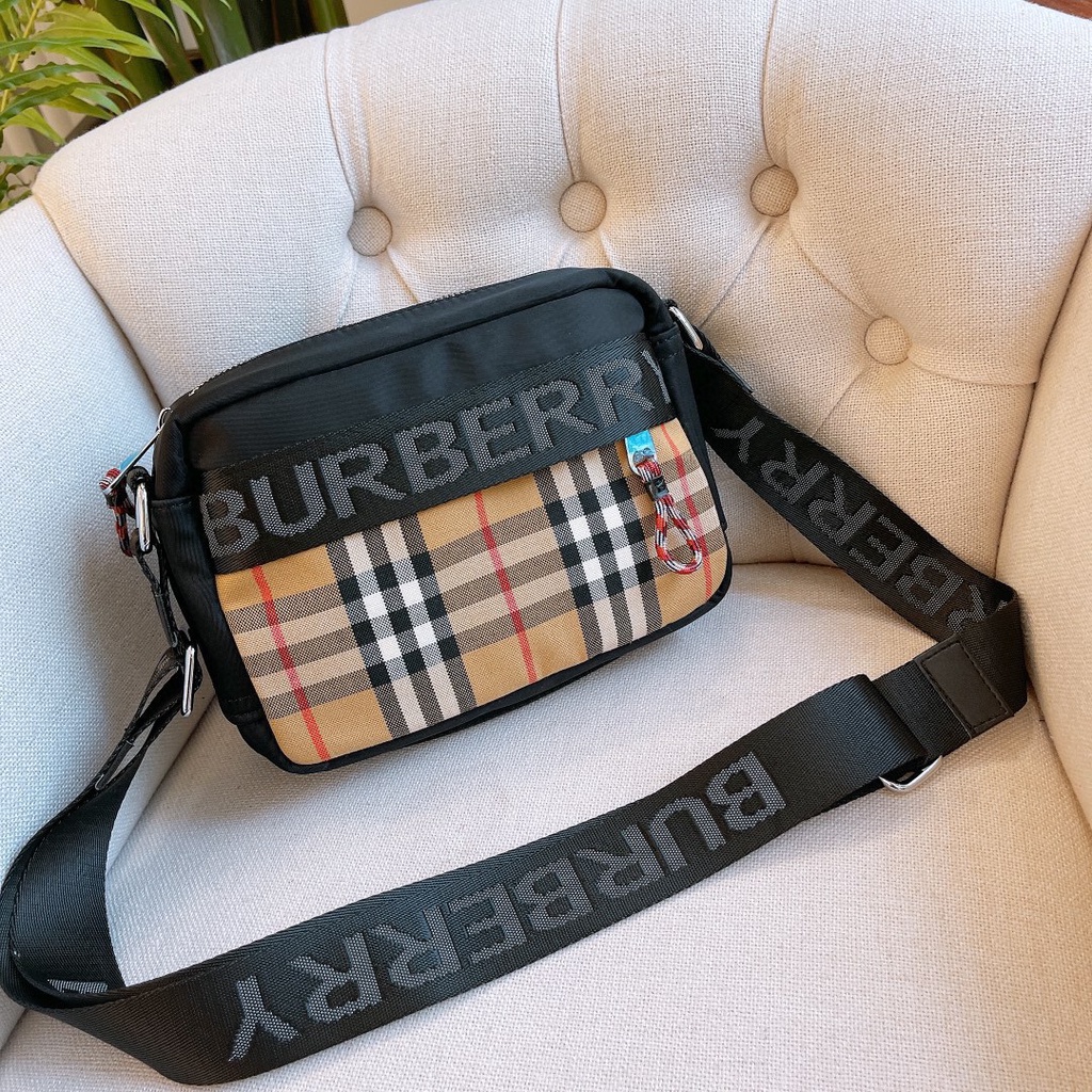 Túi Đeo Chéo Burberry Phong Cách Thể Thao Sang Trọng Thời Trang Cho Nam Nữ