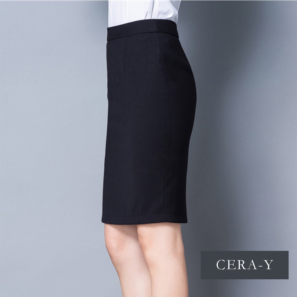 [Mã WASTUP giảm 10% tối đa 30K đơn 99K] Chân váy công sở váy bút chì màu đen CR53V03 | BigBuy360 - bigbuy360.vn