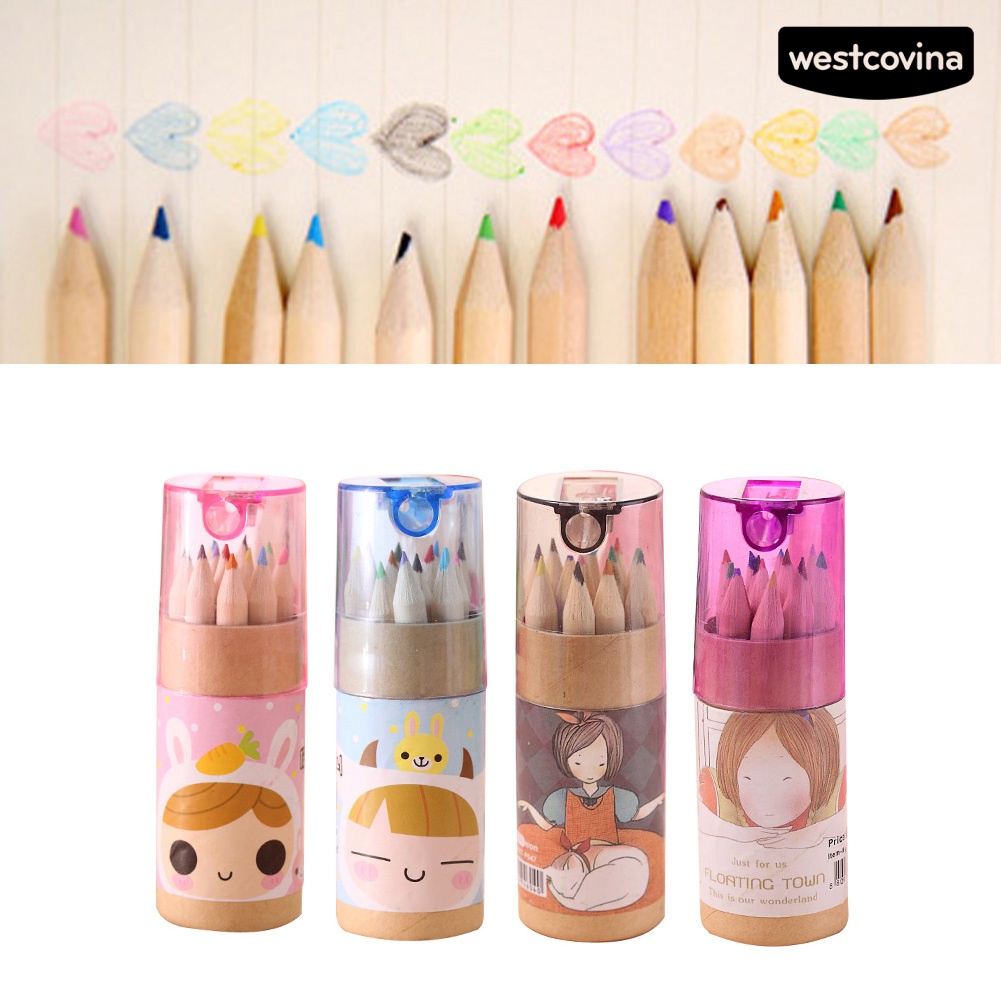 [Hot]✍Bộ 12 Bút Chì Màu Vẽ Tranh Chuyên Dụng