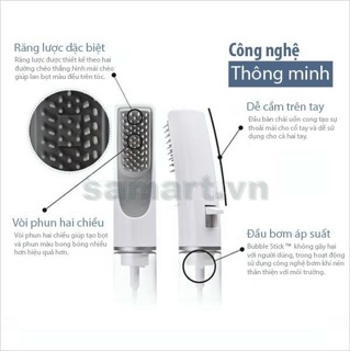 Bộ lược nhuộm tóc thông minh Hàn Quốc Bubble Stick