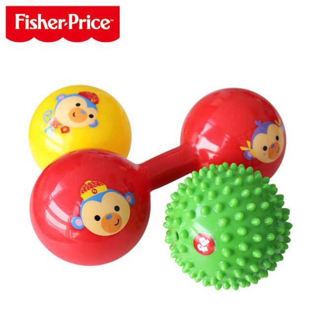 Bộ bóng Gym cao su Fisher Price cho trẻ 0-1 tuổi