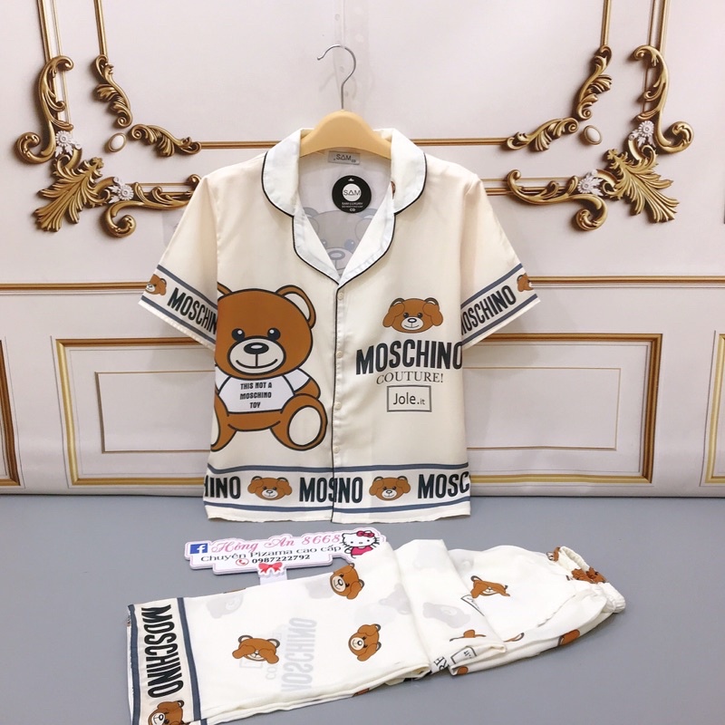 (Nhiều Mẫu Mới) Bộ Đồ Pijama Lụa Tay CộcBộ Ngủ Lụa Tiểu Thư Tay Cộc Quần Dài Mát Mịn Không Nhăn(Ảnh Thật+Video)