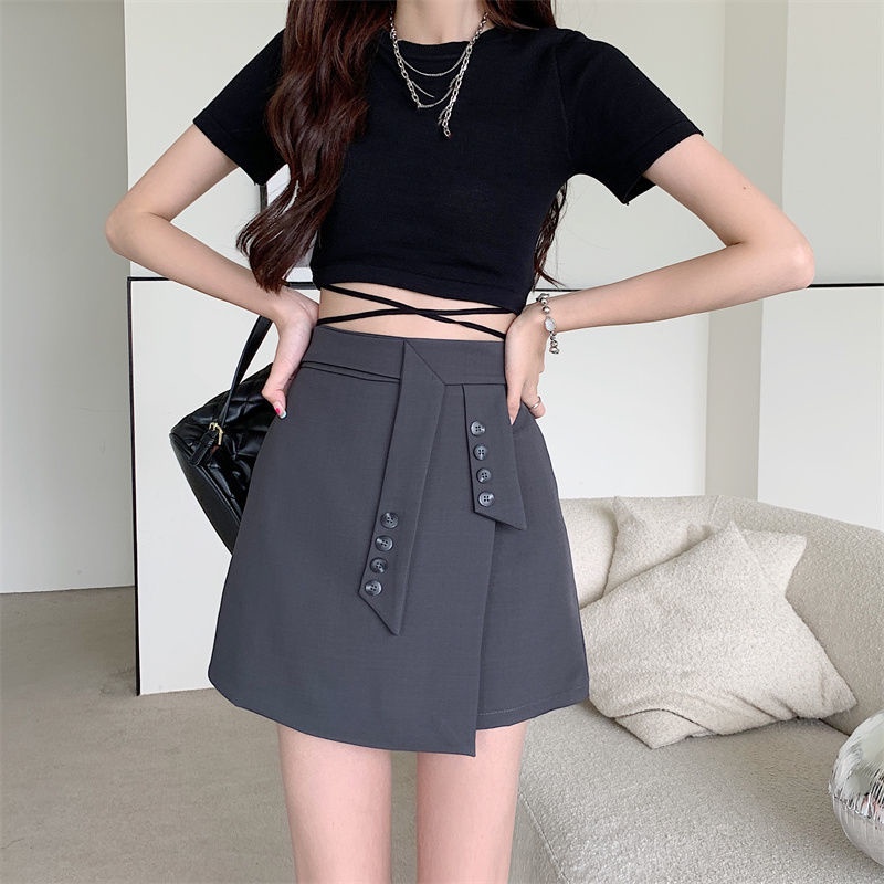 Chân Váy Chữ a Lưng Cao Thời Trang Mùa Hè Hàng Mới Dành Cho Bạn Nữ