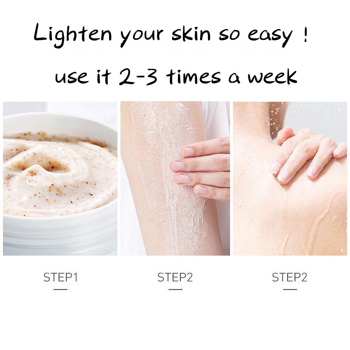 Hộp Tẩy Tế Bào Chết Toàn Thân 230g Làm Trắng Da Cấp Ẩm