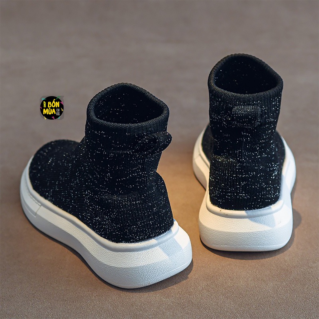 Giày Thể Thao Cho Bé Size Đại 31-36 🍎🍎 Giày Cổ Thun Cá Tính Cho Bé - Shop Bốn Mùa