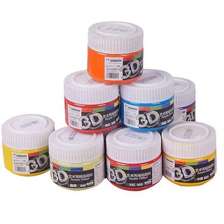 MÀU ACRYLIC 3D 100Ml dùng để vẽ custom trên vải / giày / tường full bảng màu