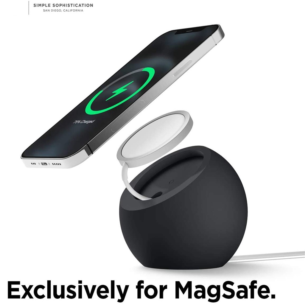 Đế điện thoại cho bộ sạc Magsafe, Đế sạc từ tính Silicone Giá đỡ để bàn cho iPhone 12 Pro Max Mini