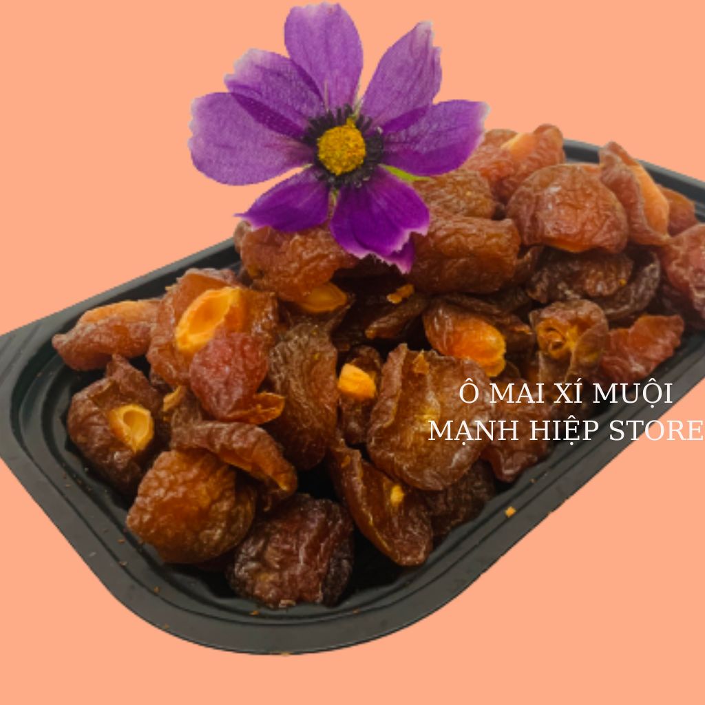 Ô mai đào nâu bổ đôi sấy dẻo thơm ngon