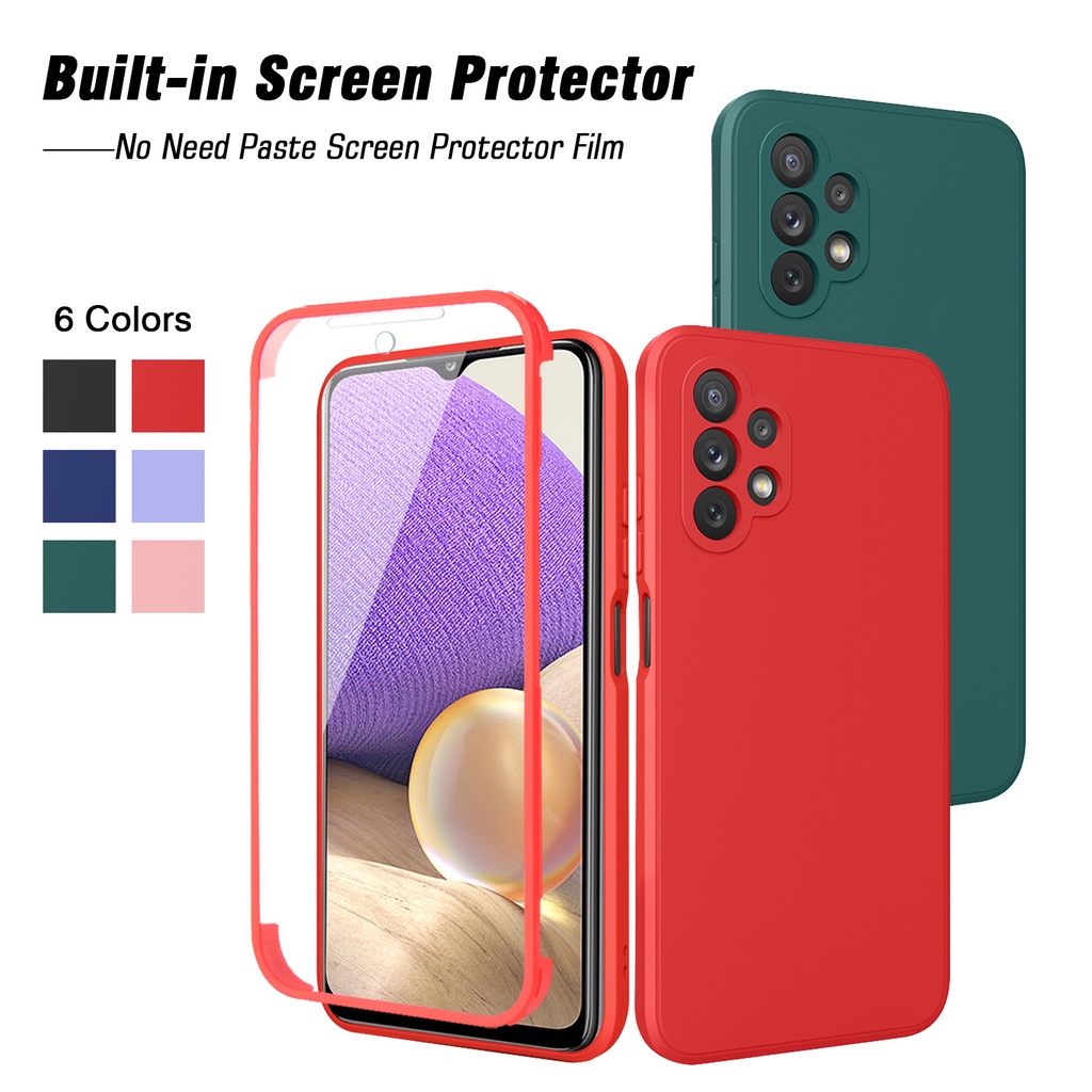 Ốp Điện Thoại silicone Trong Suốt Chống Sốc 2 Trong 1 Cho Samsung Galaxy A20 / A30 / A10S / A20S