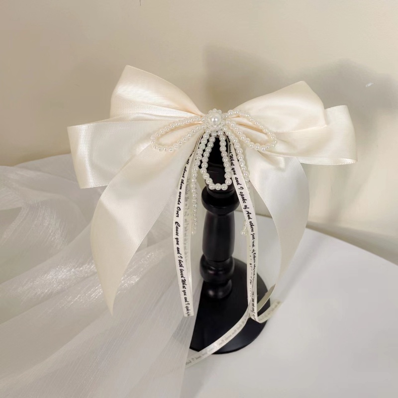 Kẹp tóc nơ phong cách tiểu thư loại đẹp mã TGNT1 kẹp tóc phong cách hàn quốc