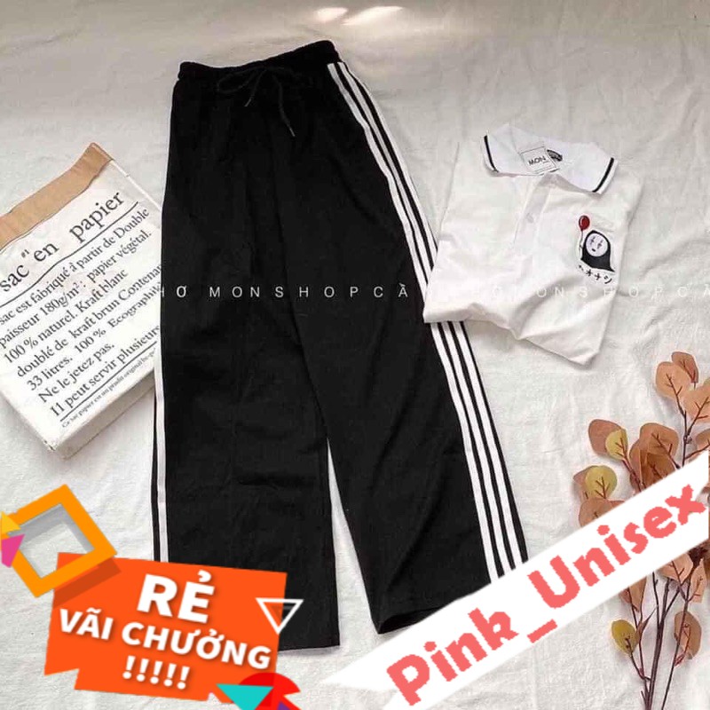 💖💖 𝑭𝑹𝑬𝑬𝑺𝑯𝑰𝑷 💖💖Set 2 Món Áo Bóng Chày Số 23 + Quần Quần Ống Rộng 3 Sọc Siêu Hot Hit thêm trẻ trung