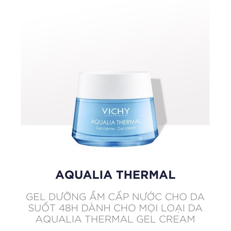 GEL DƯỠNG ẨM CẤP NƯỚC CHO DA SUỐT 48H DÀNH CHO MỌI LOẠI DA AQUALIA THERMAL GEL CREAM  50ML 810,000 VNĐ