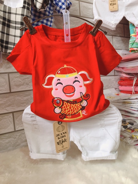 Set Áo heo & Quần kaki