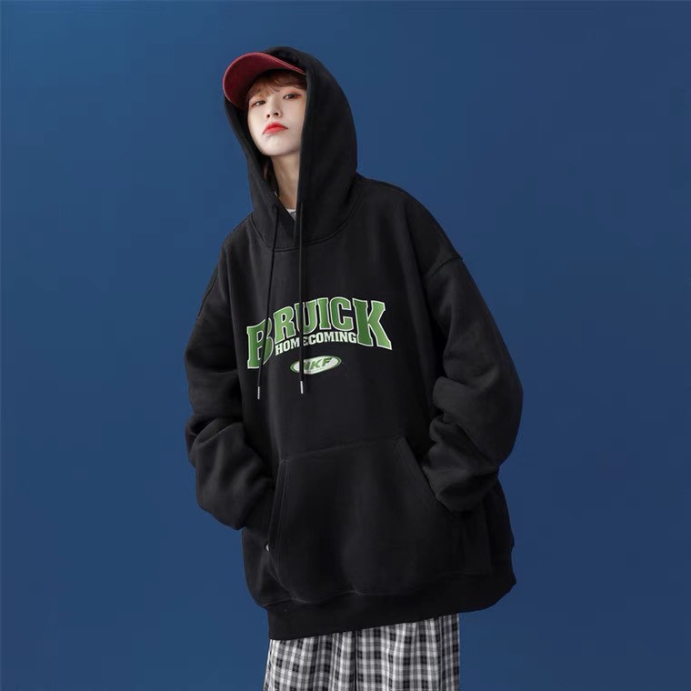 Áo hoodie nữ form rộng, Áo hoodie nữ form rộng nỉ dày có mũ unisex mặc nhà đi chơi đi học thời trang hàn quốc