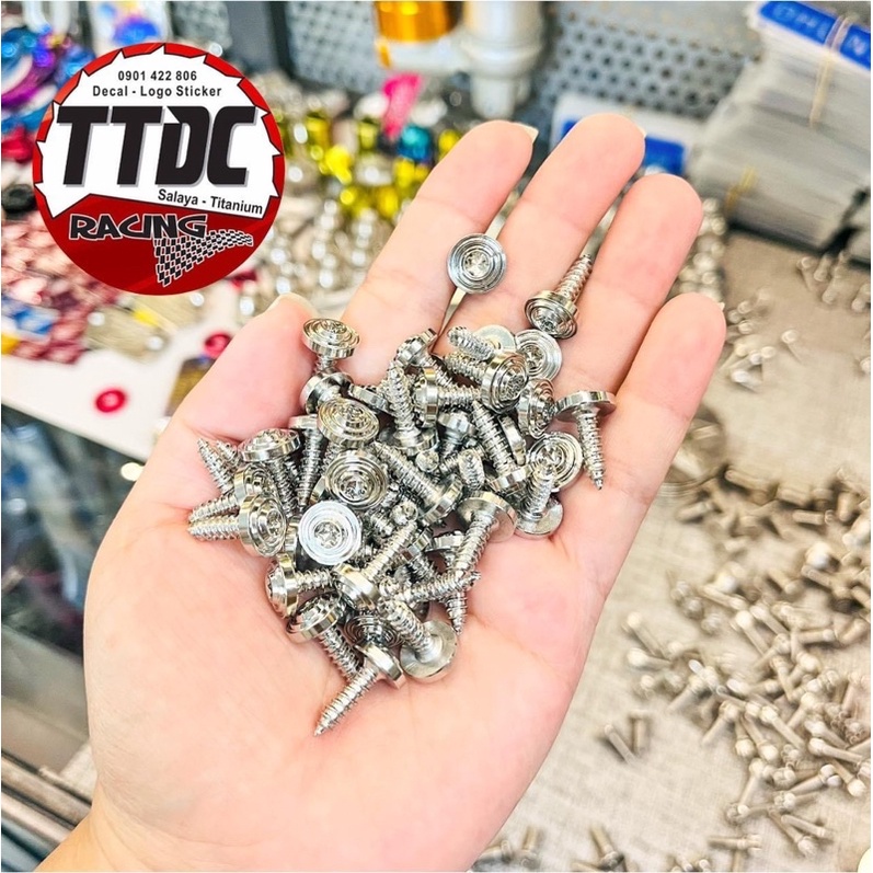 Ốc Salaya 4li Xoắn Dù Thái V3 gắn dàn áo Honda ✌