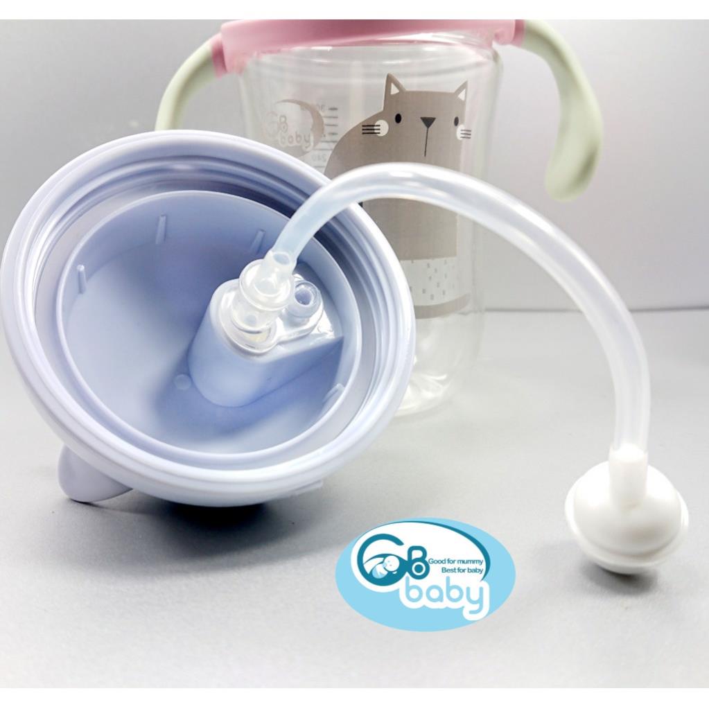 Bình uống nước Tritan cao cấp cho bé GB-Baby 220m/300ml Hàng Chính Hãng