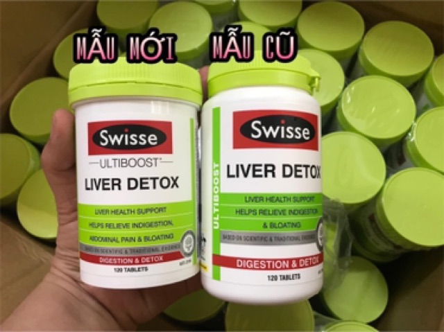 Thải độc gan Swisse Liver Detox Úc 120 viên