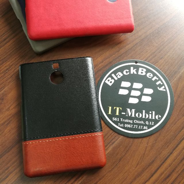 Ốp lưng PU cho điện thoại Blackberry Key 2/Key One/Priv/Passport/Silver/Q20/Leap