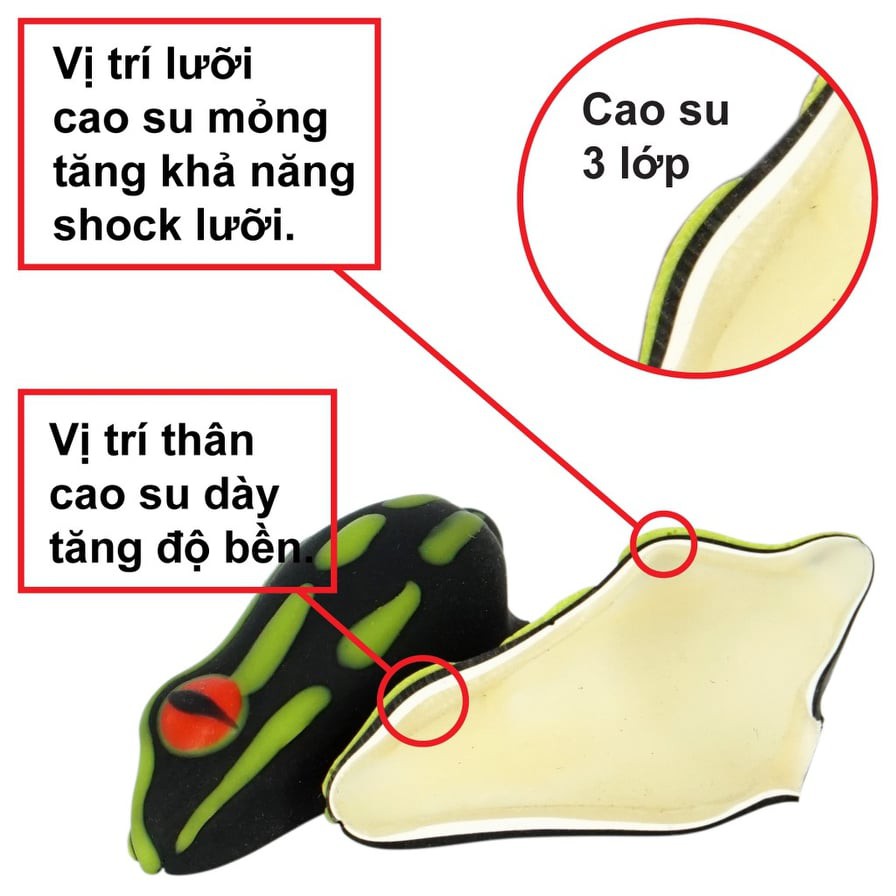 NHÁI HƠI CHÌM POISON GITD - Mồi giả Thái Lan câu lure cá Lóc giá rẻ siêu nhạy - 4CM/11GR  Gia Lai đã gửi Hôm nay lúc 1