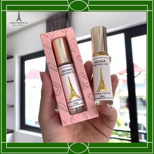 Tinh Dầu Nước Hoa Pháp Aroma Perfume Oil 12ml dạng lăn