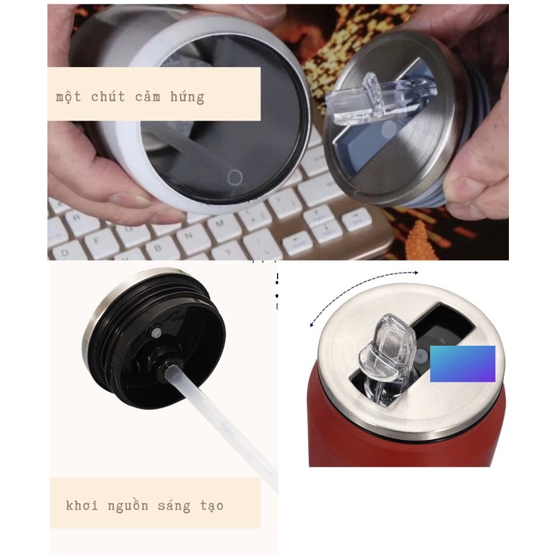 Bình Nước Giữ Nhiệt Hoa Cúc Hoạ Mi 24H CỰC HOT | BigBuy360 - bigbuy360.vn