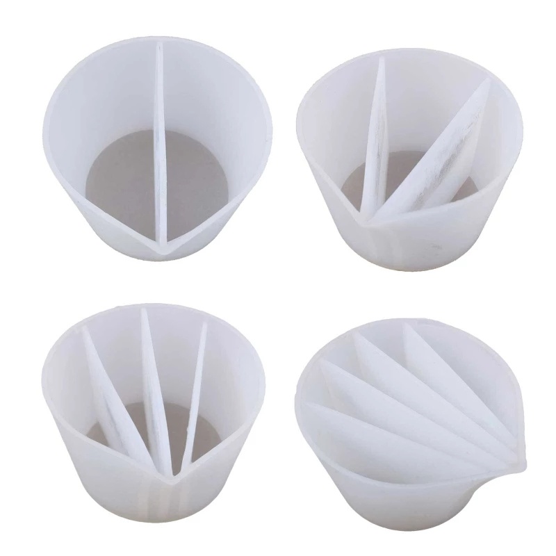 Cốc Trộn Bằng Silicone Nhiều Màu Sắc DIY