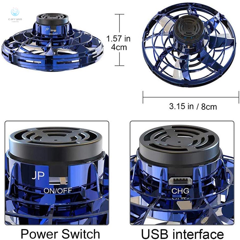 Đồ Chơi Boomerang Mini Hình Quả Bóng UFO Có Đèn Led Sáng Tạo Dành Cho Trẻ Em