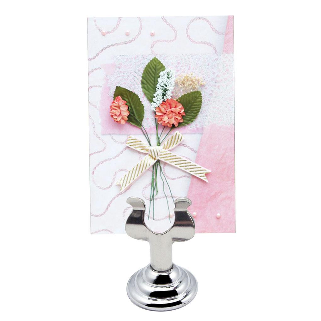 Giá Đỡ Kẹp Ảnh Để Bàn Bằng Kim Loại Chống Gió Trang Trí Khách Sạn / Đám Cưới