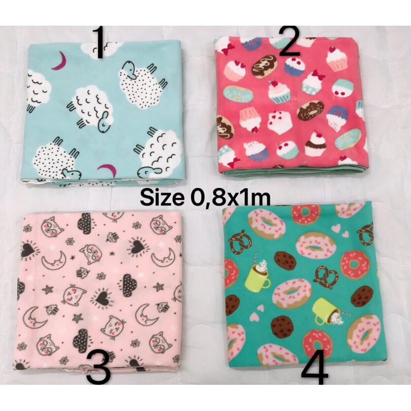 CHĂN NỈ BÉ THÁI LAN SIÊU CUTEEEEE size 0.8x1m