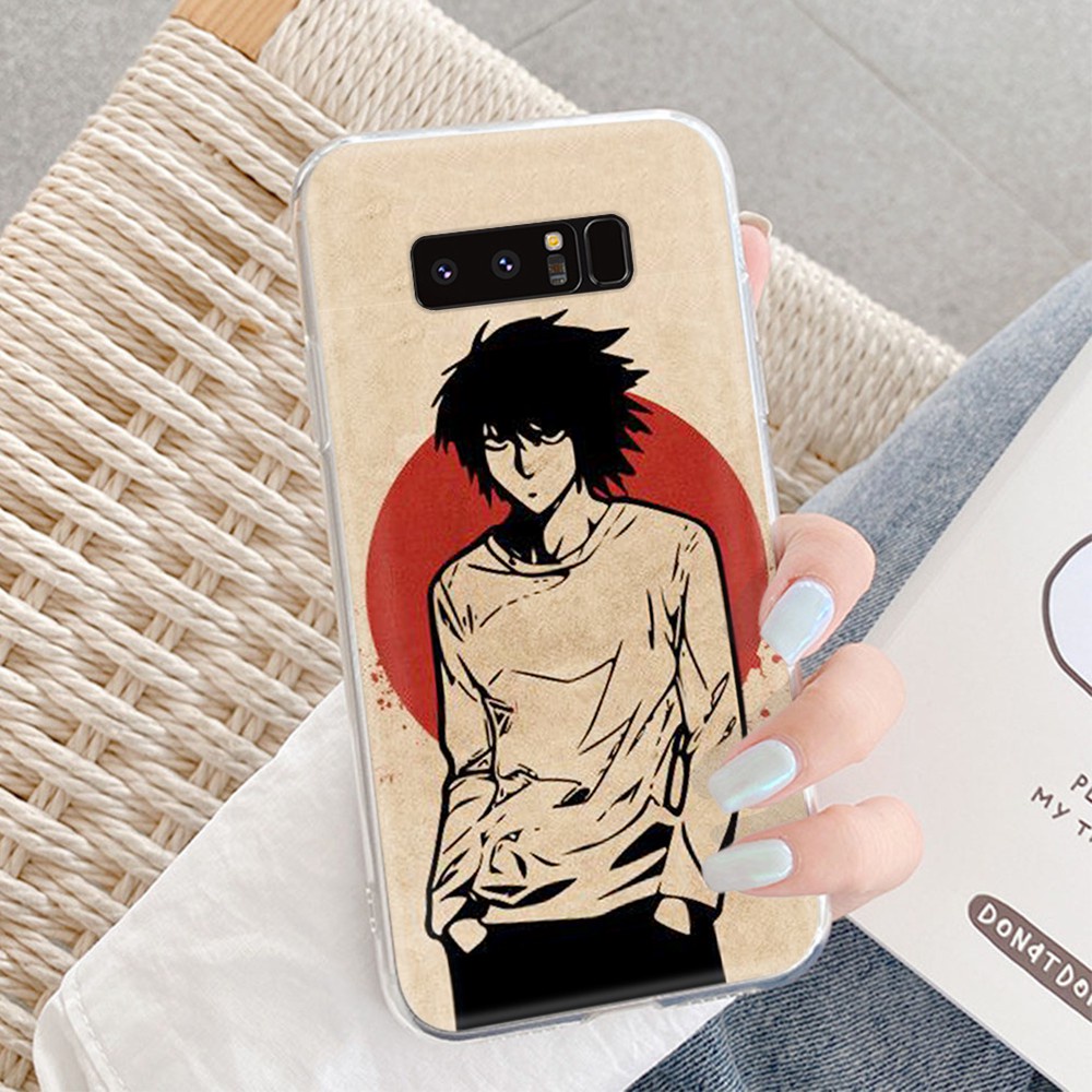 Ốp Điện Thoại Dẻo Trong Suốt Họa Tiết Hoạt Hình Death Note Cho Motorola Moto G4 G5 G5S G6 Play Plus Vm4