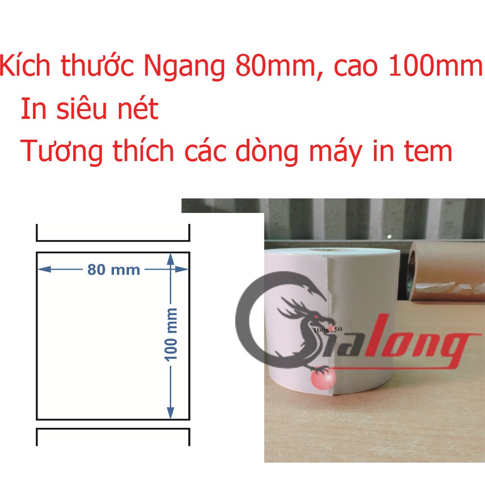 Giấy in đơn hàng Thương Mại Điện Tử 80x100(ĐỦ 250 TEM) - Giấy in đơn hàng shopee khổ A7